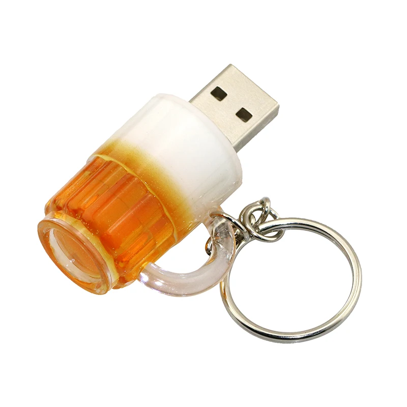 Реальный Ёмкость пивная кружка USB 2 0 флеш накопитель 8 Гб оперативной памяти 16