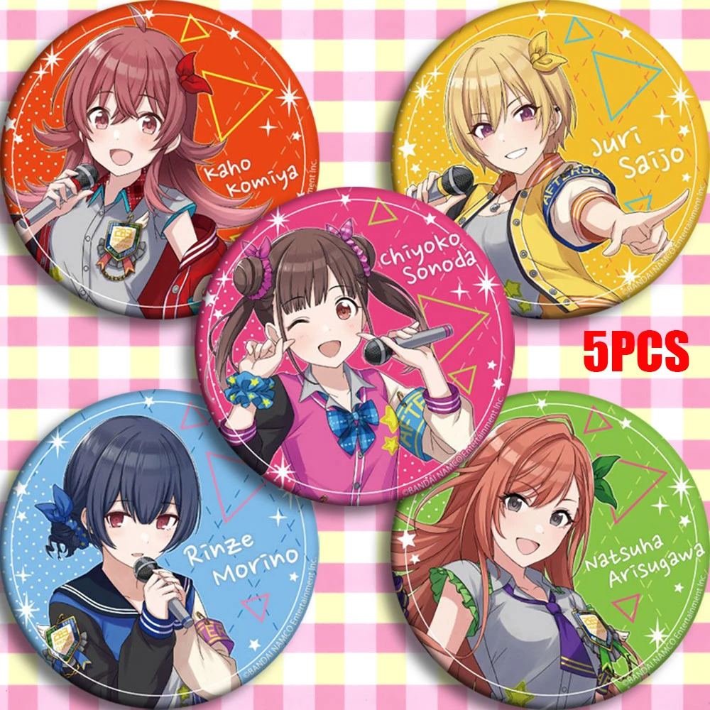 Аниме IDOLM @ STER Idolmaster блестящие цвета SIDEM WORLD Cosplay Bedge мультипликационный набор для