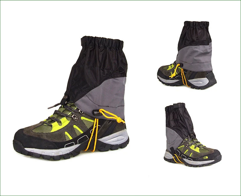 black color G02 походные гетры для походов и дождя, снега, походов, прогулок, снега, гетры, гетры для ног - Цвет: black color