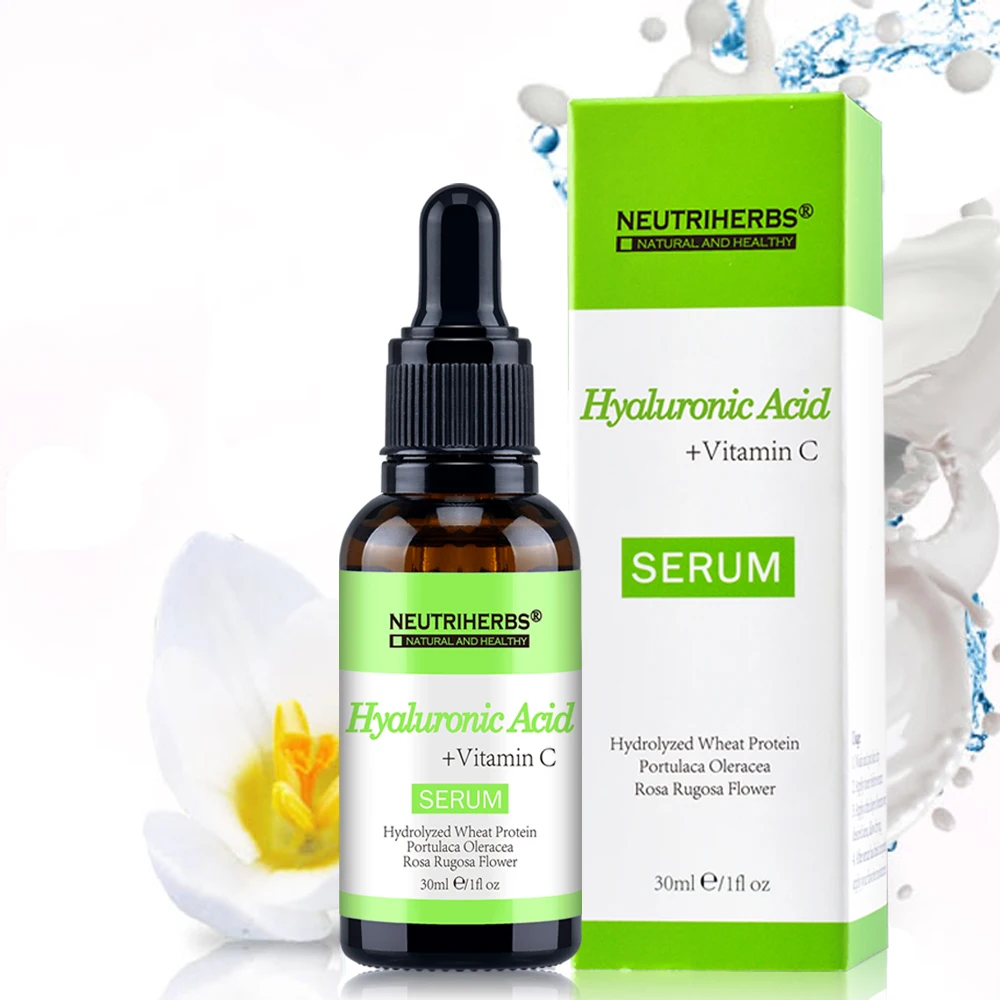 Neutriherbs сыворотка гиалуроновой кислоты с витамином С Сыворотка для лица подтягивающий лифтинг лица против морщин против старения Сыворотка гиалуроновая 30 мл
