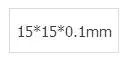 Серебристый Платиновый электрод 10*10*0,1 мм Платиновый пластинчатый электрод чистоты 99,99 Платиновый электрод для ассистента - Цвет: Серебристый