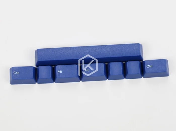 Taihao abs двойные брелки для diy игровой механической клавиатуры razer модификатор 1.5u ctrl alt 6u пробел синий белый серый красный - Цвет: Modifier Blue x1
