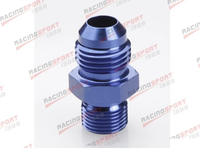 AN16 -16 AN to 1 ''NPT прямой адаптер для трубы топливный масляный фитинг синий |