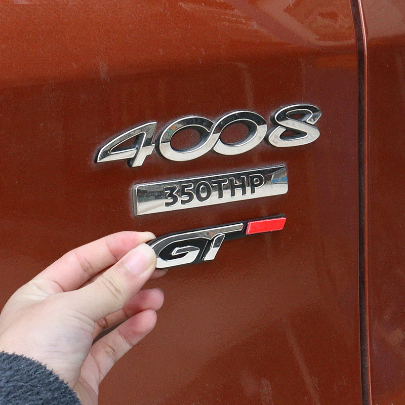 Стайлинг автомобиля стикер GT значок эмблема наклейка для Peugeot 307 206 308 407 3008 207 208 508