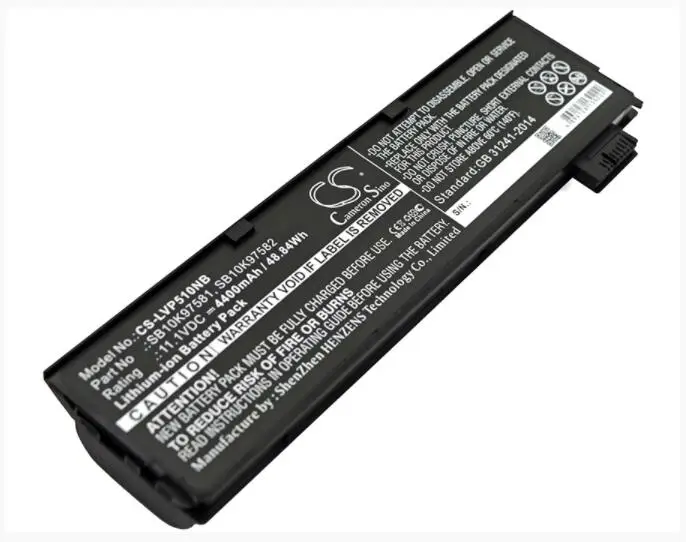 Аккумулятор Cameron Sino 4400 мАч для LENOVO 20H90038CD 20H9003ACD 20H9003BCD 20H9A001CD 20H9A009CD Thinkpad P51S T470 T570 01AV422