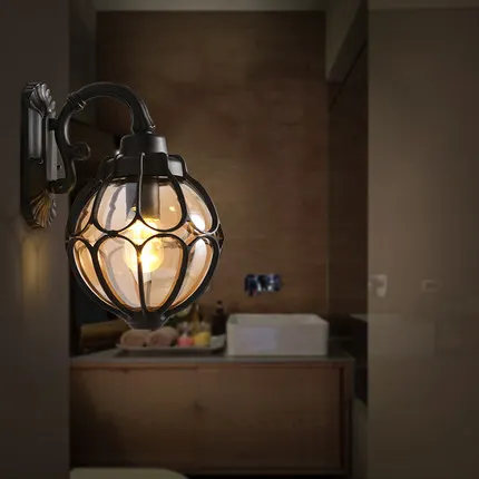 Американский настенный светильник в стиле лофт промышленный винтажный для дома