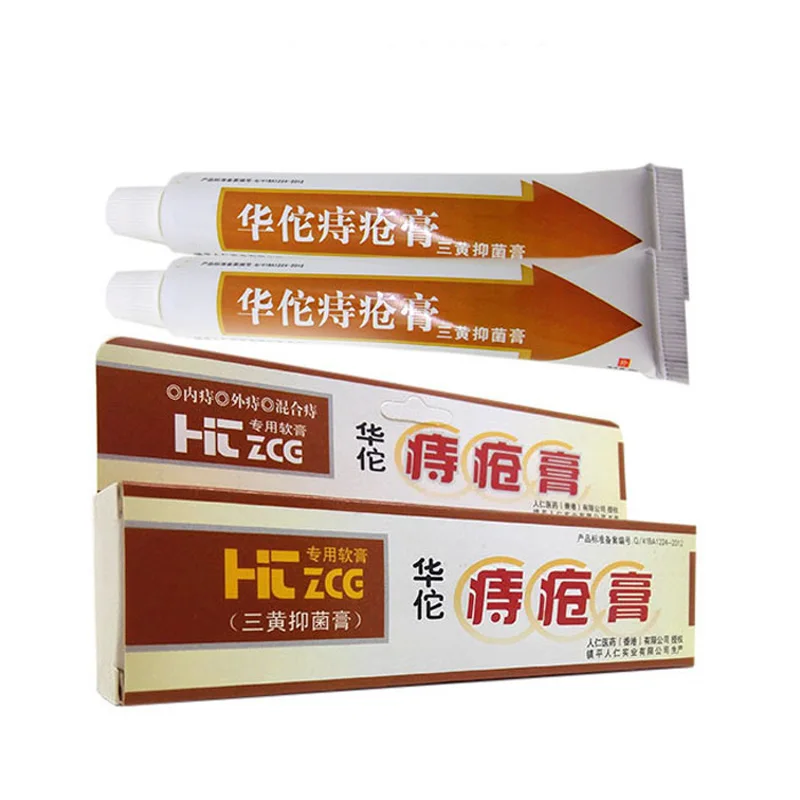 

25g Hua Tuo Hemorrhoids Ointment Plant Herbal Materials Powerful Hemorrhoids Cream Internal Piles External Anal