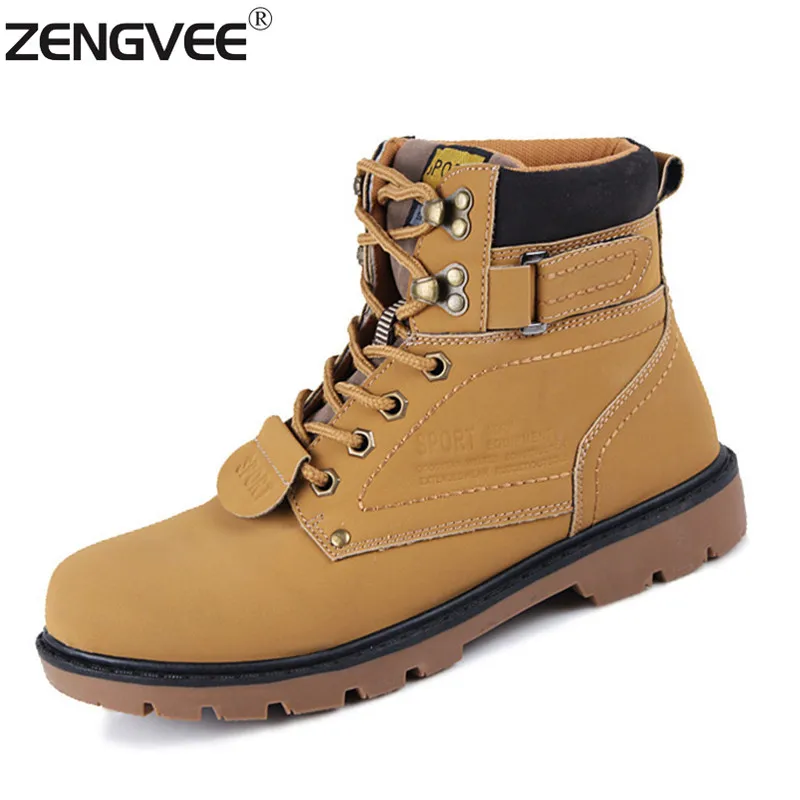 Осень Зима противоскольжения Снегоступы Обувь Мужская Открытый Работа Сапоги