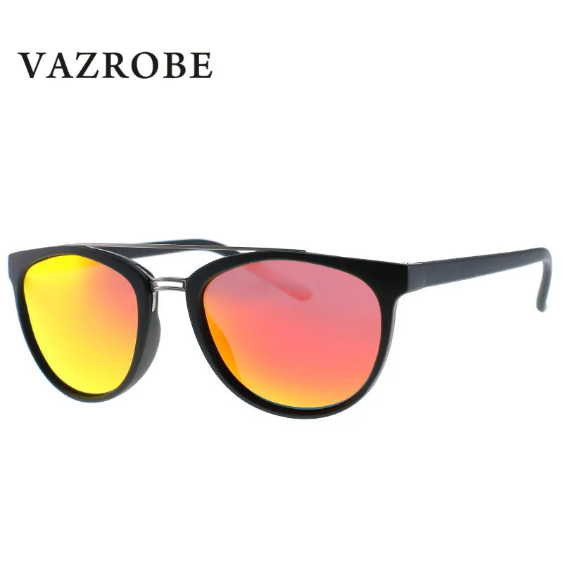 Vazrobe красный/синий/серебряное зеркало Солнцезащитные очки для женщин