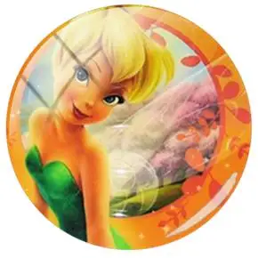 NS385 6 JWEIJIAO 5 шт./лот милый чехол для Tinkerbell и феи фото Круглый DIY стекло кабошон купол демонстрационная плоская задняя часть делая результаты - Цвет: NS385 6