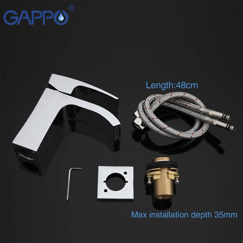 

GAPPO Shower Faucets bath tub mixer waterfall shower taps basin faucets basin tap mixer rainfall shower set
