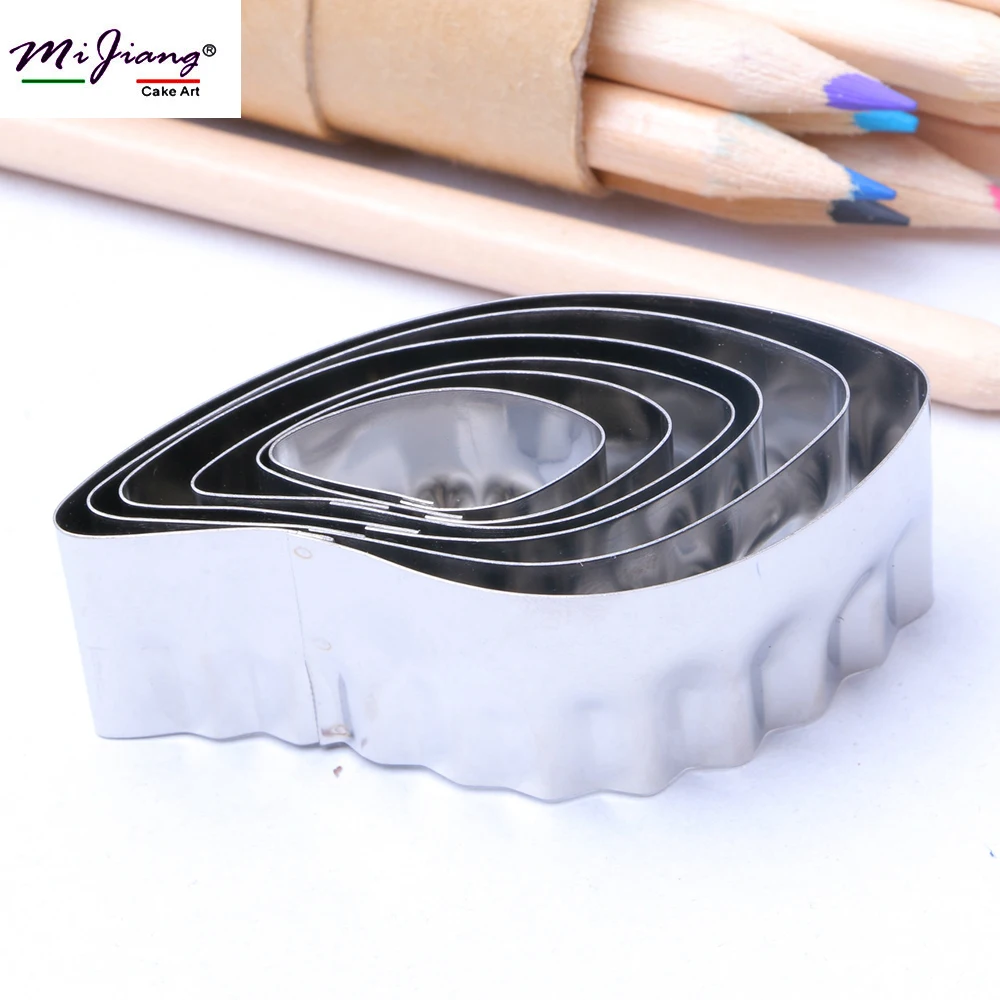 6 шт./компл. форма для печенья из нержавеющей стали с лепестками цветов | Дом и сад