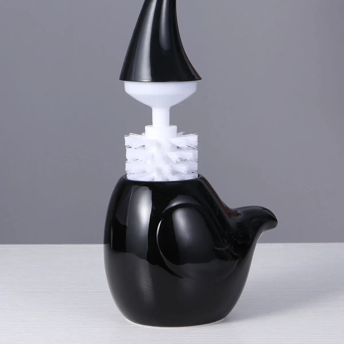 Набор кистей для унитаза компактный современный мультяшный дизайн лебедь набор