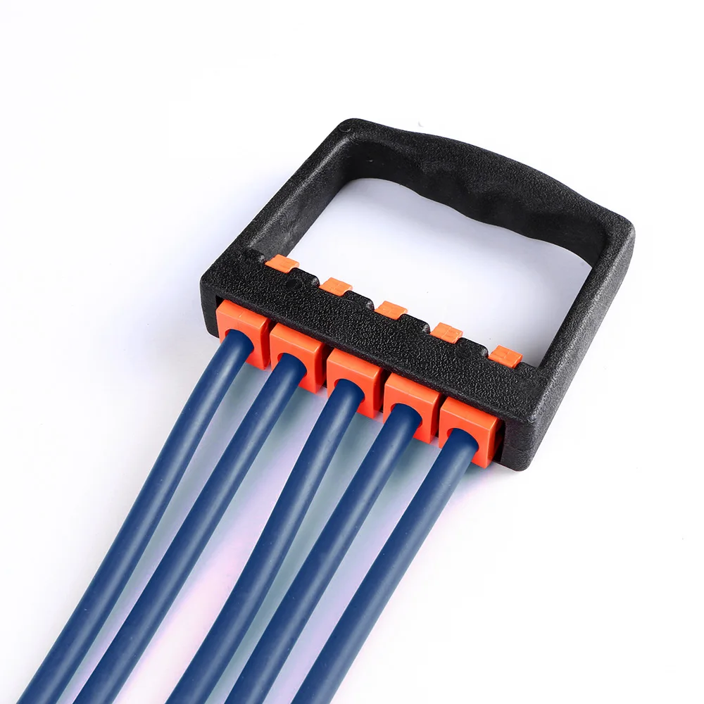 Регулируемый 5 трубок для фитнеса эластичный трос портативное устройство