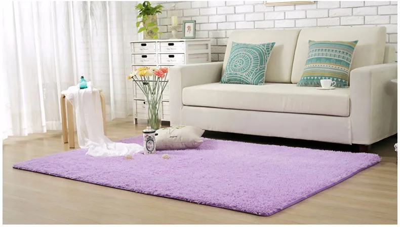 Unikea 60*120 см/23,62*47,24 дюйма ворсистый ковер для гостиной Противоскользящий ковер для гостиной Механическая стирка