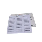 Самоклеящиеся этикетки для лазерных и струйных принтеров, 30-до 10 листов, 1X2-58 дюйма