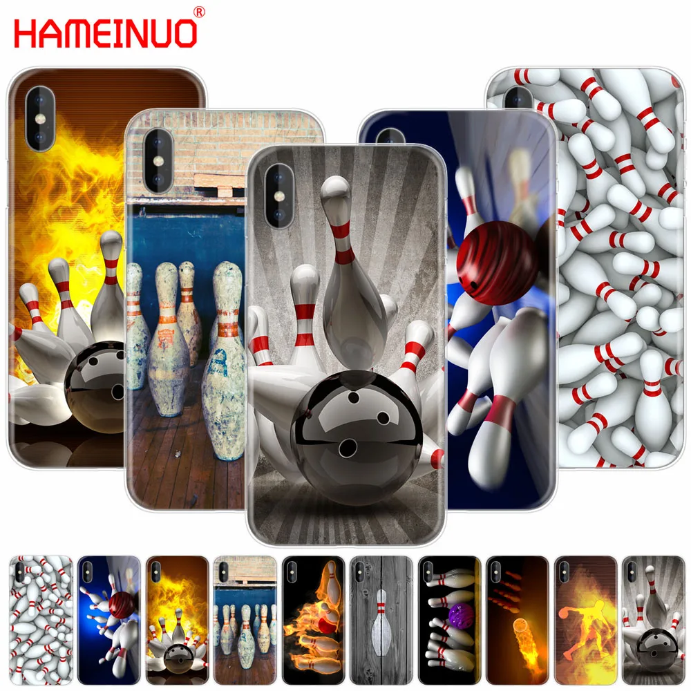 HAMEINUO шарик для боулинга спортивный Diy Роскошный чехол сотового телефона iphone X 8 7 6 4