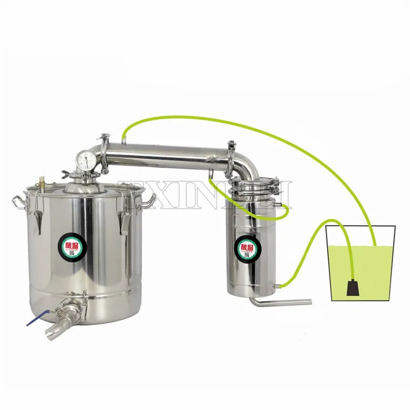 18L Нержавеющая сталь Алкоголь дистиллятор ликер Духи Вино Пивоваренная