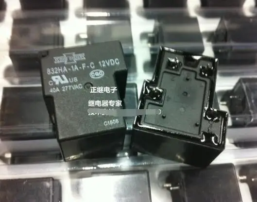 

Реле 832HA-1A-F-C 12VDC нормально открытый 4 фута 40A277VAC