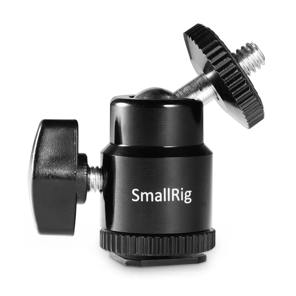 Универсальный Переходник SmallRig с холодным башмаком на резьбу 1/4 дюйма для