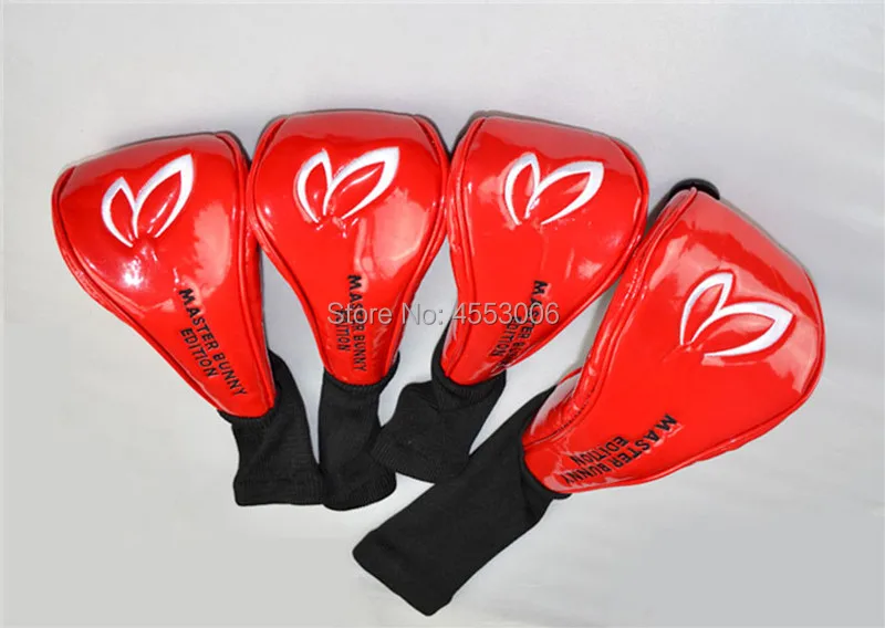 Новый чехол для головы гольфа Master Bunny Edition из искусственной кожи PG Golf Driver Woods 4