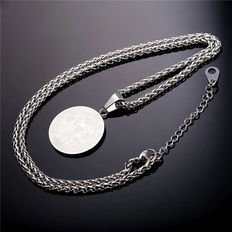Женское ожерелье из нержавеющей стали 316L|coin necklace|necklace womenpendant men |