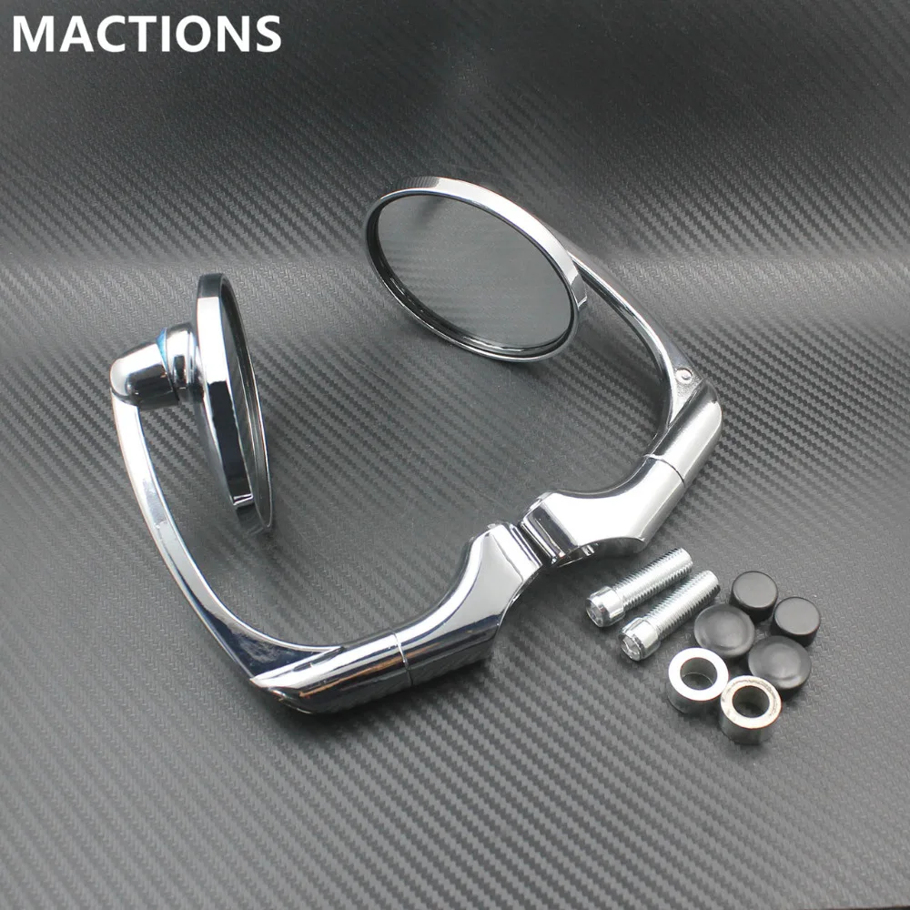 Аксессуары для мотоциклов M10 алюминиевый круглый боковой руль зеркала заднего