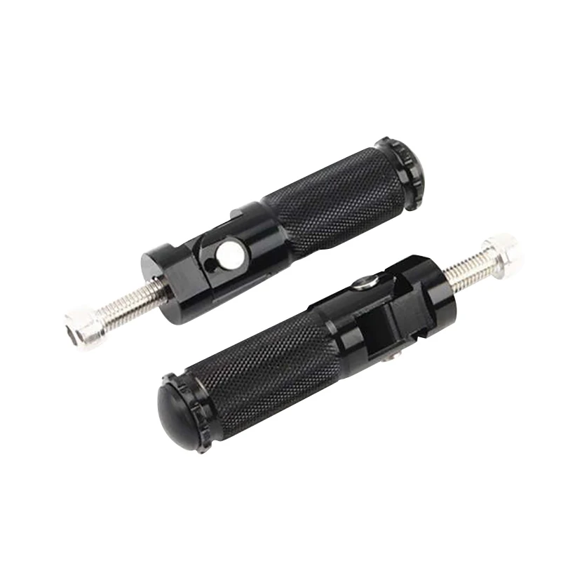 Black 8Mm Cnc Universal Motorcycle Bike Folding Foot Pegs Rear Rest Racing Cruiser Chopper Cafe Racer Old School Bobber Tourin | Автомобили