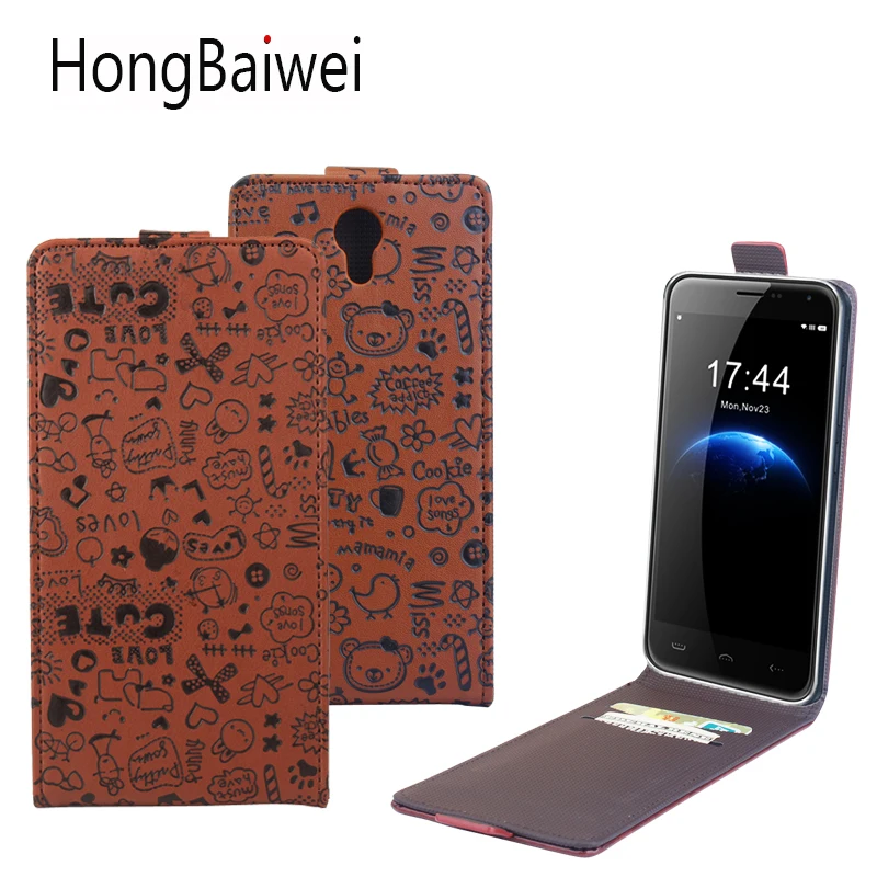 Для чехол для HOMTOM HT3 Pro милый мультфильм Флип кожаный телефона Pink покрытия сотовых