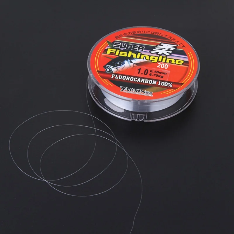 Fishing  Line  Nylon Fluorocarbon 200M/219 Yard High Strength Freshwater Saltwater Wire Outdoor pesca Accessories