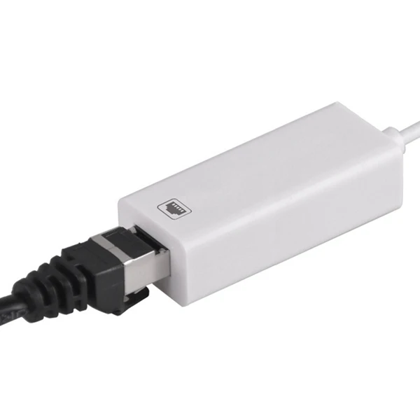 Сетевой Кабель адаптер для Lightning/RJ45 Ethernet LAN 100 Мбит/с компактный проводной