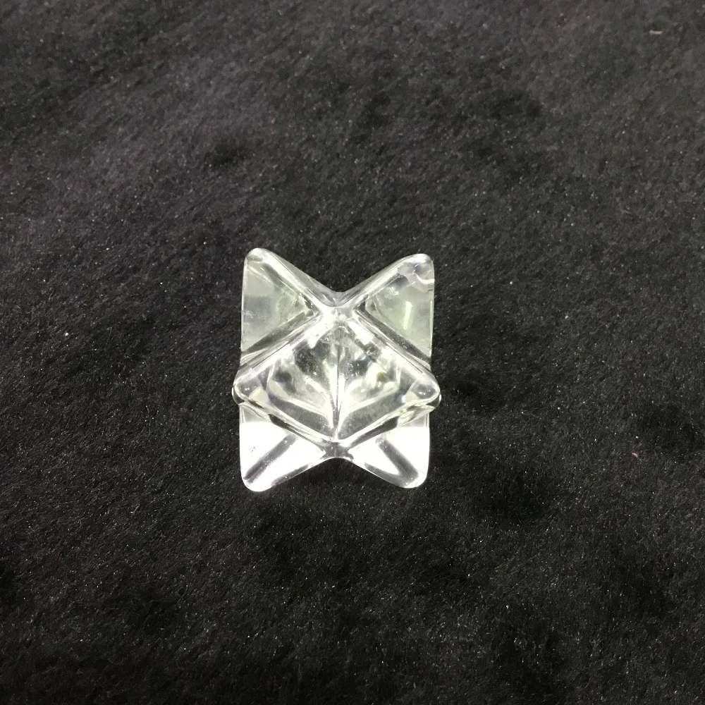 

Beautiful Polished Transparent quartz Crystal Clear Quartz Merkaba star