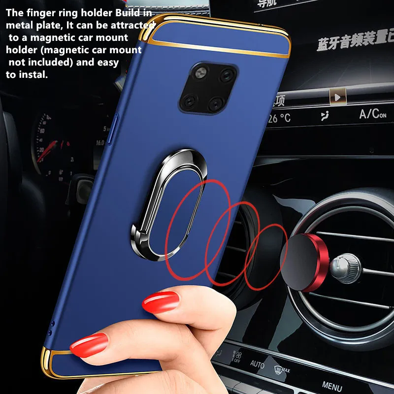 Для huawei mate 20x чехол матовый Жесткий магнитный автомобильный держатель телефона чехол для huawei mate 20 Pro mate 20 Lite 20 X чехол mate 20X