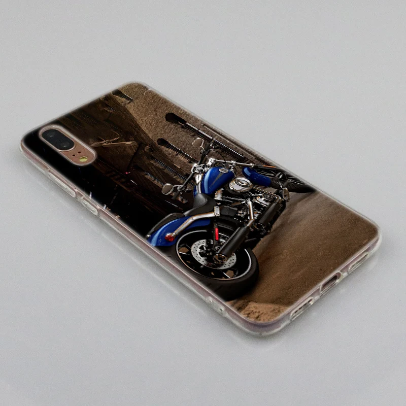 Самый крутой мотоциклетный Мягкий силиконовый чехол для Huawei P30 P20 P10 P9 P8 Lite 2017 Pro Mini