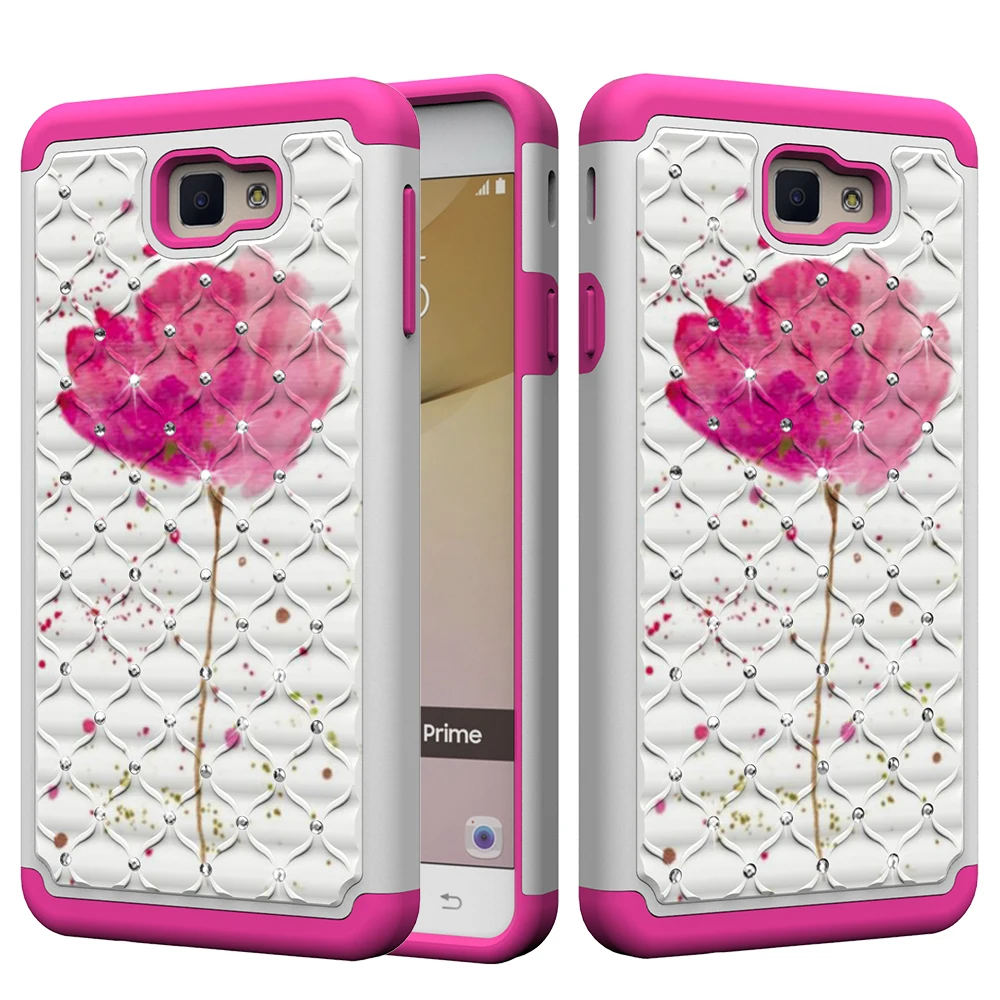 TPU+PC Back Cover Case With Drill For Samsung Galaxy J7 Prime Note9 S8 S8+ Plus S9 S9+ Patterned Phone Bag | Мобильные телефоны и