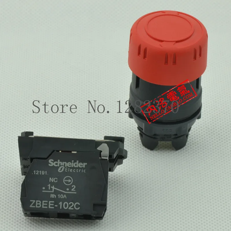 [ZOB] оригинальный маленькая голова кнопочный переключатель 22 мм XB5AS442C 30 Очередь