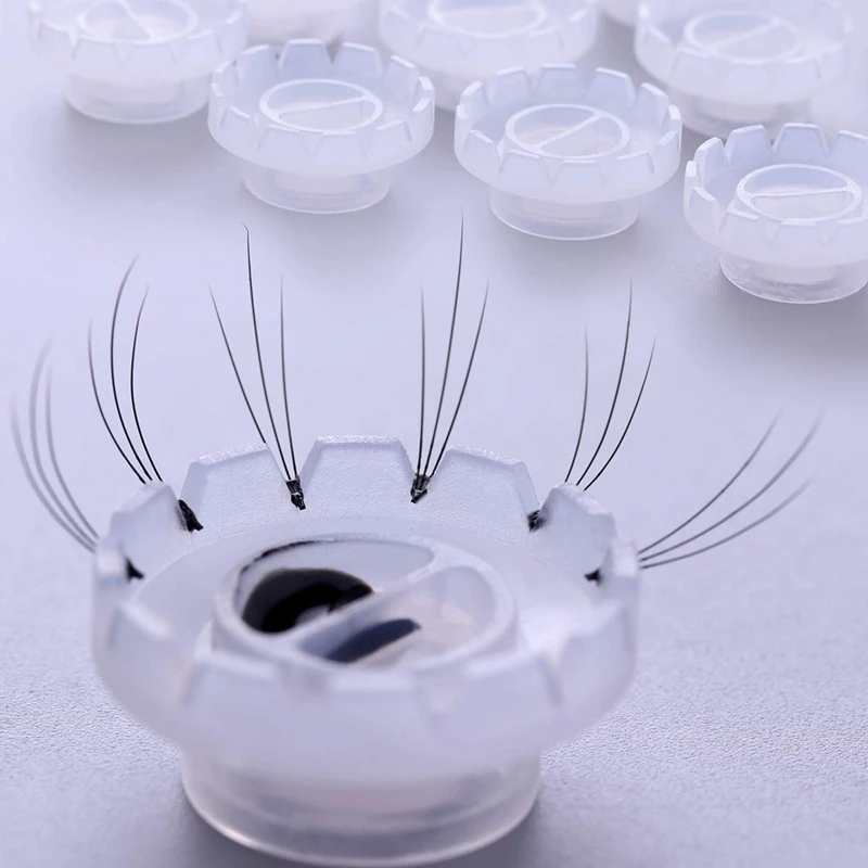 20/50/100PCs Eyelash Extension Adhesive Stand Grafting Eyelashes Quick Blossom Making Fan Volume New Design Isolation Tool Cup | Красота и