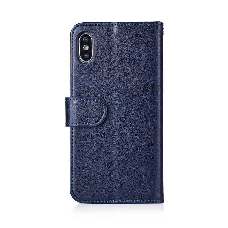 Кожаный чехол бумажник на молнии для Samsung Galaxy S10 S9 S8 Plus S5 S3 Neo S4 J1 J3 J5 J7 A3 A5 2016 2017 Grand
