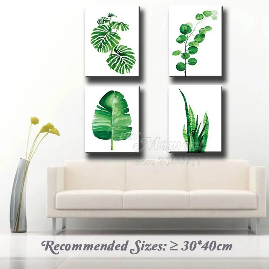 Ever Moment DIY алмазная живопись Зеленый папоротник растение оставить Алмазная вышивка 5D мозаика полный квадратный камень простой Mazayka ASF1034