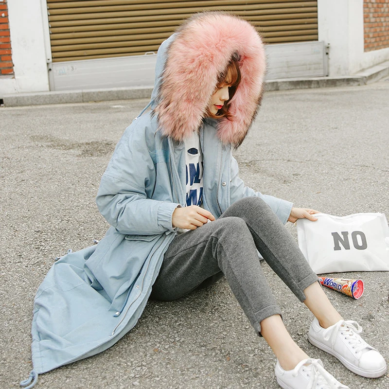 Ilishop Новый Мода 2017 Зима Для женщин 90% Белая куртка с утиным пухом oversize длинное