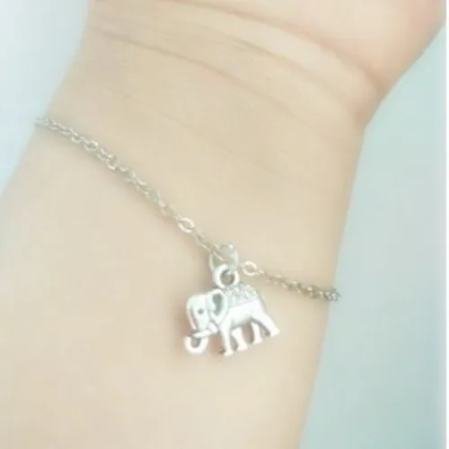 Женский браслет в виде слона la311 простой с подвеской животных|animal bracelet|bracelet