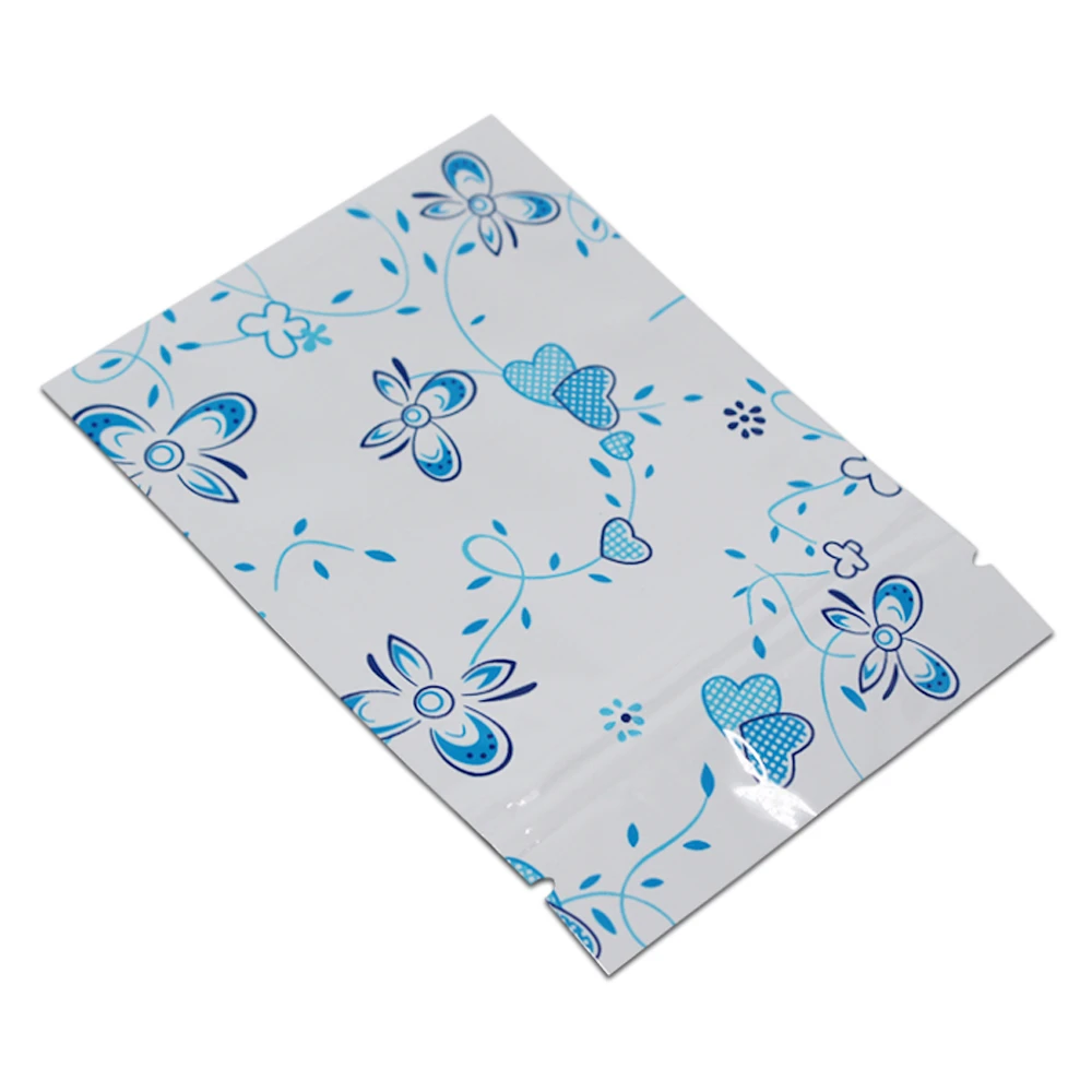 7x10 см Самоуплотняющаяся Zip Lock mylar Фольга мешок закрывающимися плоским ziplock Алюминий Фольга Чехлы для Еда конфеты закуски Вышивка Крестом Пакет