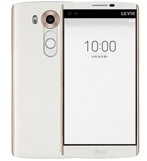 Разблокированный LG V10 H900 4G Android мобильный телефон Hexa Core 5,7 ''16,0 Мп 4 Гб ram 64 Гб rom 2560*1440 смартфон отремонтированный - Цвет: Белый