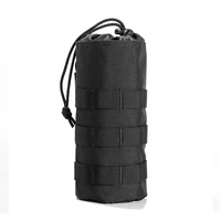 onetigris molle water bottle pouch bag drawstring nylon tactical bottle holder hydration h2o carrier army kettle bag for outdoor