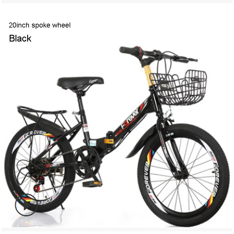 20 single speed F B Детский горный велосипед, 20 дюймов, Односкоростной, 6 скоростей, складной велосипед, 3 колеса для ножей и спиц, велосипед для мальчиков и девочек - Цвет: 20 single speed F B