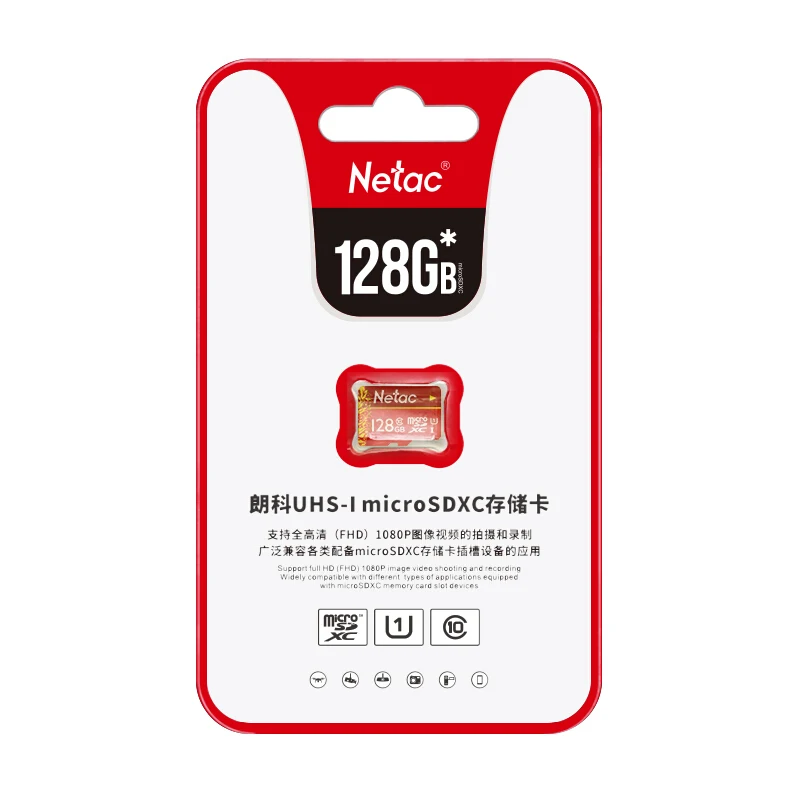 Netac оптовая карты памяти 16 ГБ 32 128 дропшиппинг microSDHC/SDXC Class 10 U1 флэш-памяти 64 карта