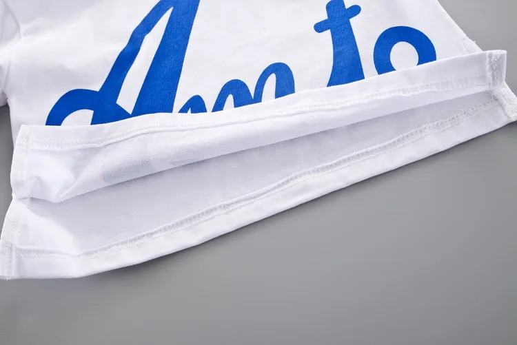 Комплект летней одежды для маленьких мальчиков новинка 2019 модная повседневная