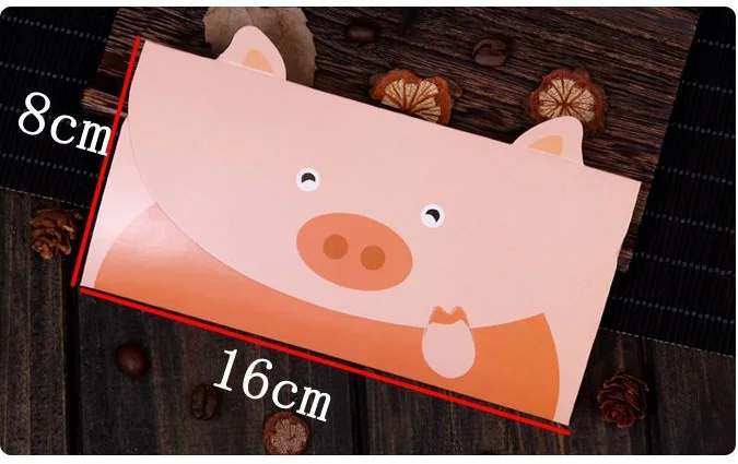 8x16cm Cute Cartoon Animal Greeting Cards Kids Fun Message Birthday Invitation | Дом и сад