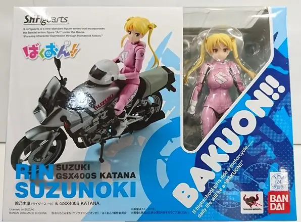 PrettyAngel Подлинная бандаи тамаши нациями S.H.Figuarts Bakuon! Rin Suzunoki (костюм для всадника) и