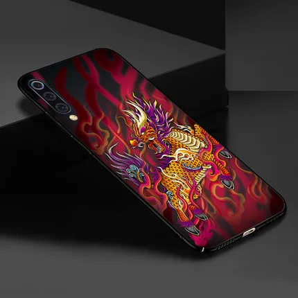 Hong Qi Lin Xiaomi mi 9 Чехол Жесткий pc матовый против царапин чехол для Xiaomi mi 9 mi 9 mi 6 a2 mi 8 mi 8 mi x 2 3 mi x2s redmi note 5 6 7 Play max 3 - Цвет: Hong Qi Lin
